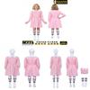Stranger Things Eleven Cosplay Pink Dress With Polyester Fabric For Kids And Adults