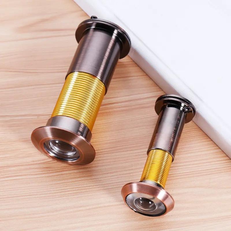 220 Degree Door Viewer HD glass lens Wide Angle Peephole Security Hidden Door Adjustable Glass Lens For Furniture Hardware Tools