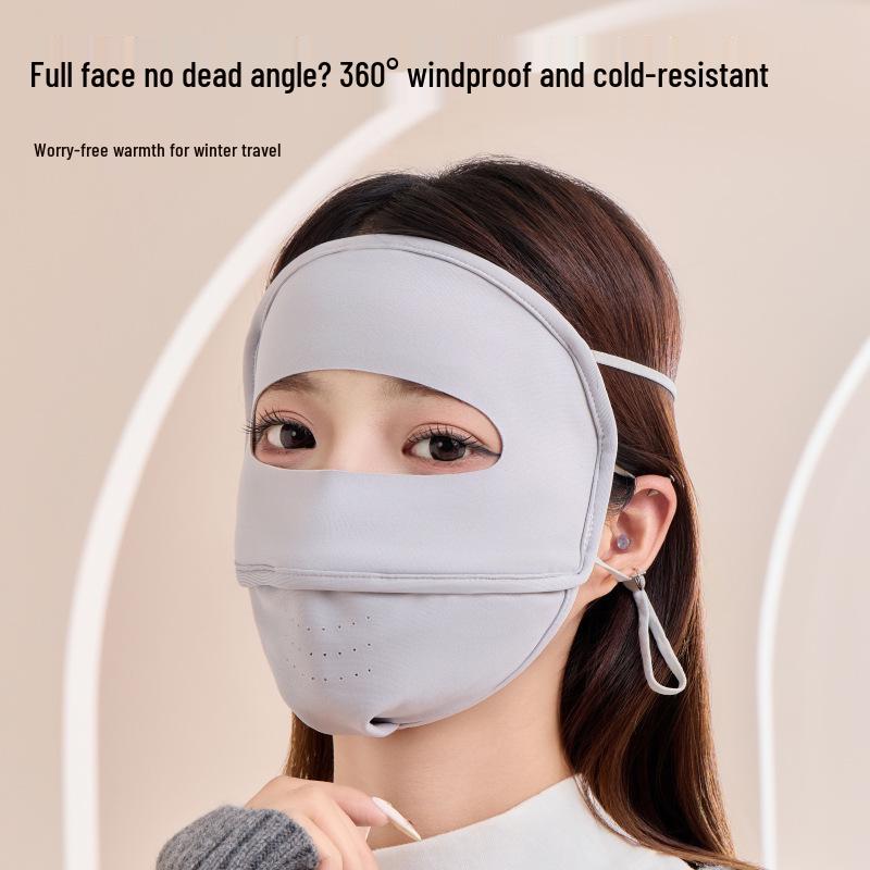 Exclusief voor nieuwkomers: Winter Winddicht Koudebestendig Fleece Gevoerd Fiets Gezichtsmasker voor Dames