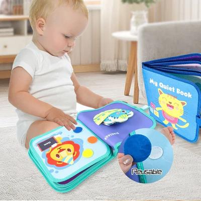 Non-Toxic Montessori Busy Book For Toddlers Activity Books For Airplane Car Sensory Travel Toys Preschool Learning Toys For Children & Children
