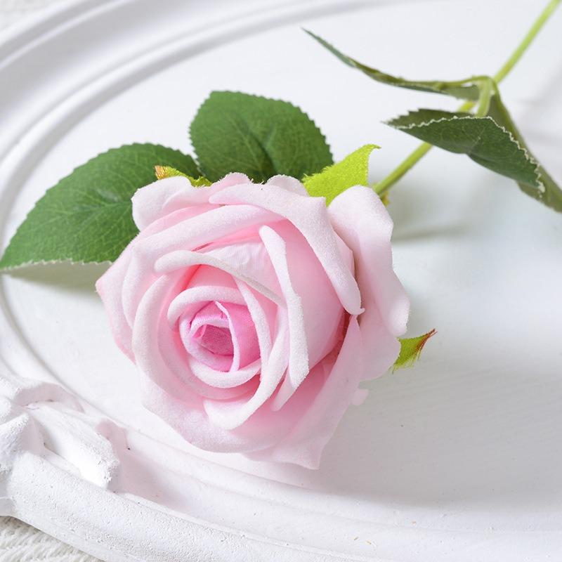 

100 шт. искусственный бархатный шелковый букет роз, настоящие искусственные розы, домашние свадебные украшения для вечеринки