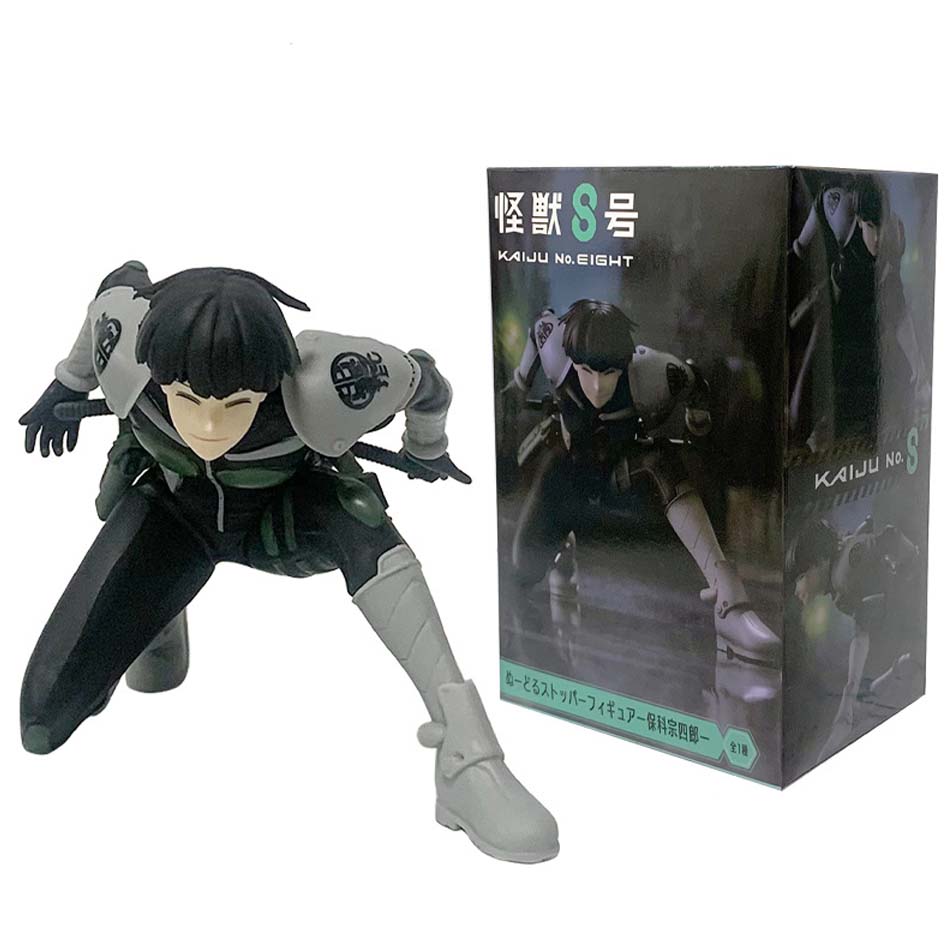 sold Anime Figurine Kaiju No. 8 Soshiro Hoshina Kikoru Shinomiya Action Model Pvc Toy Collection Desktop Accessories Gift