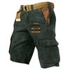 Pantaloncini larghi casual in lino di cotone sportivo da uomo Pantaloncini da jogging tascabili da pigiama casual