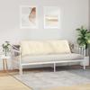 Back Cushion Cream 180 x 50 cm Cord Fabric