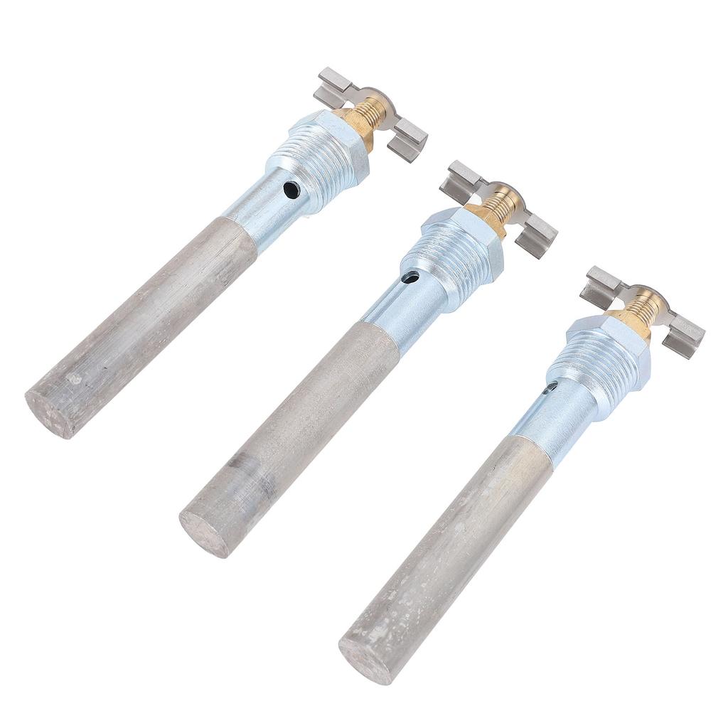 3 Sets RV Water Heater Anode Rod 4.5 X 1 2in NPT Quick Drain Design Water Heater Tank Anode Rod for Atwood Water Heater
