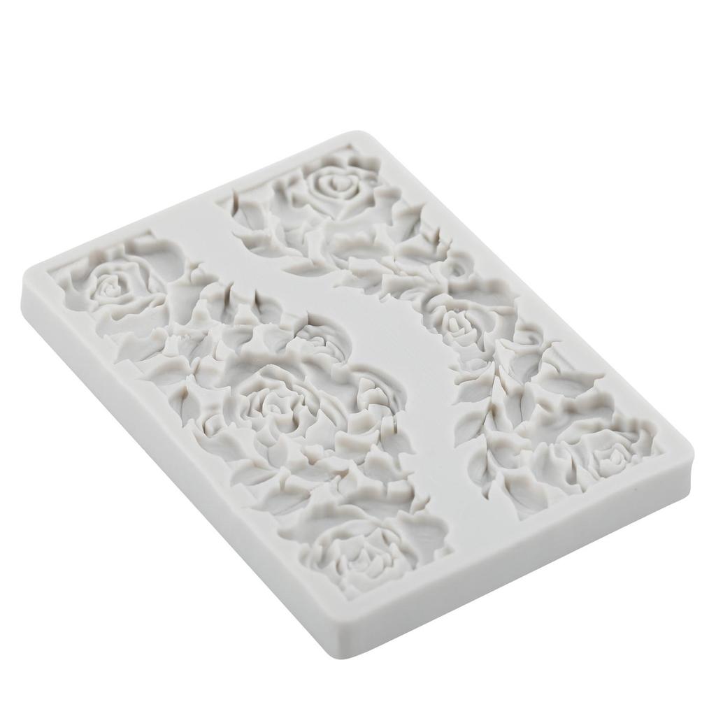 Rose Flower Silicone Mold Rose Fondant Molds Cake Decorating Tools Cupcake Topper Candy Resin Clay Chocolate Gumpaste Mold