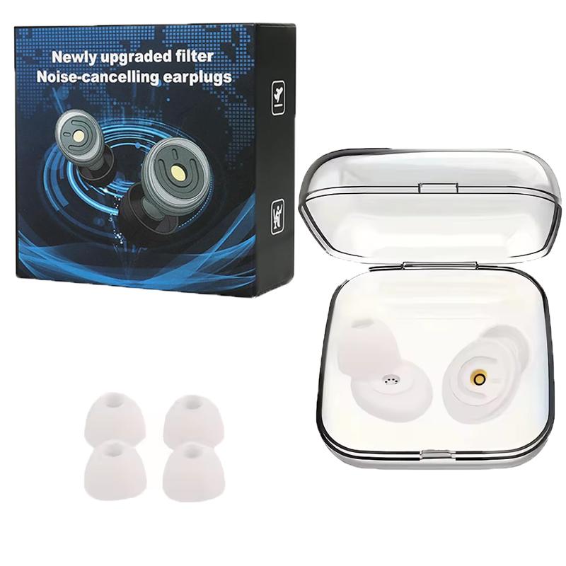

Ear Plugs for Noise Reduction Ear Protection Reusable Silicone Ear Plugs Swimming Ear Plug Sleeping Earplugs Set Oordopjes белый