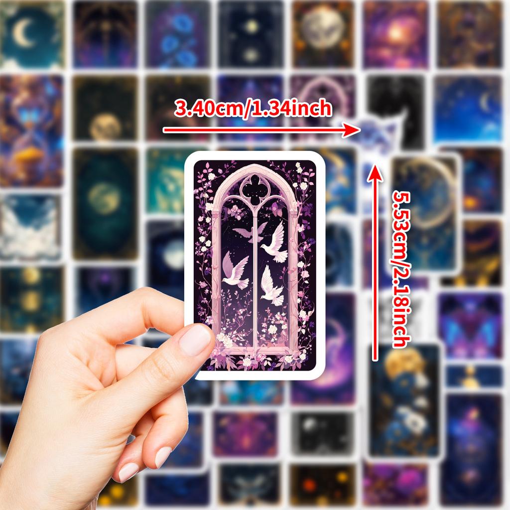50 New Mysterious Starry Sky Night Sky Stickers Shein Butterfly Flower Starry Sky Combination Creative Stickers