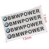 X5 B4 For BMW M 4PCS Car badge For BMW Power Decal Car Door Handle Sticker For BMW X1 X3 X5 X6 M3 M5 M6 E46 E39 E90 E60 E36 E39