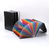 UNUS Black Waterproof Accordion Expandable 24-Pocket PP Plastic A4/Letter Size Document Holder File Folder Organizer