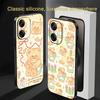 Brand B-Butter Bear Cartoon Phone Case For Xiaomi Redmi 14C 13C 12C Note14 13 12 11 10 Pro Plus S Soft Black Phone Cover