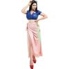 One Piece Nico Robin Skirt Anime Cosplay Costume Halloween Tops Decorated Perfect For Comic Exhibitions And Party Events.