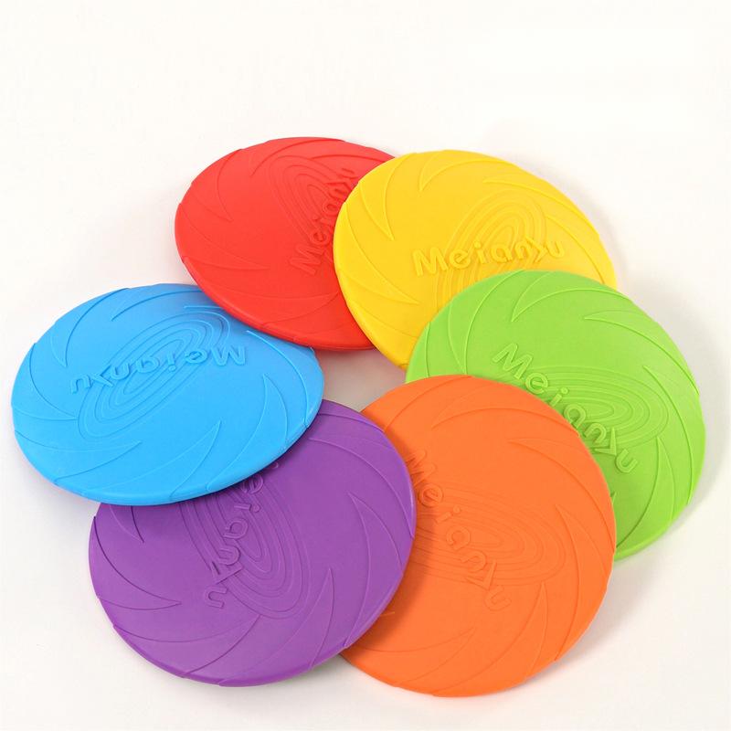 Bite Resistant Flying Disc Toys For Dog Multifunction Pet Puppy Training Toys Outdoor Interactive Game Pet Dogs Products