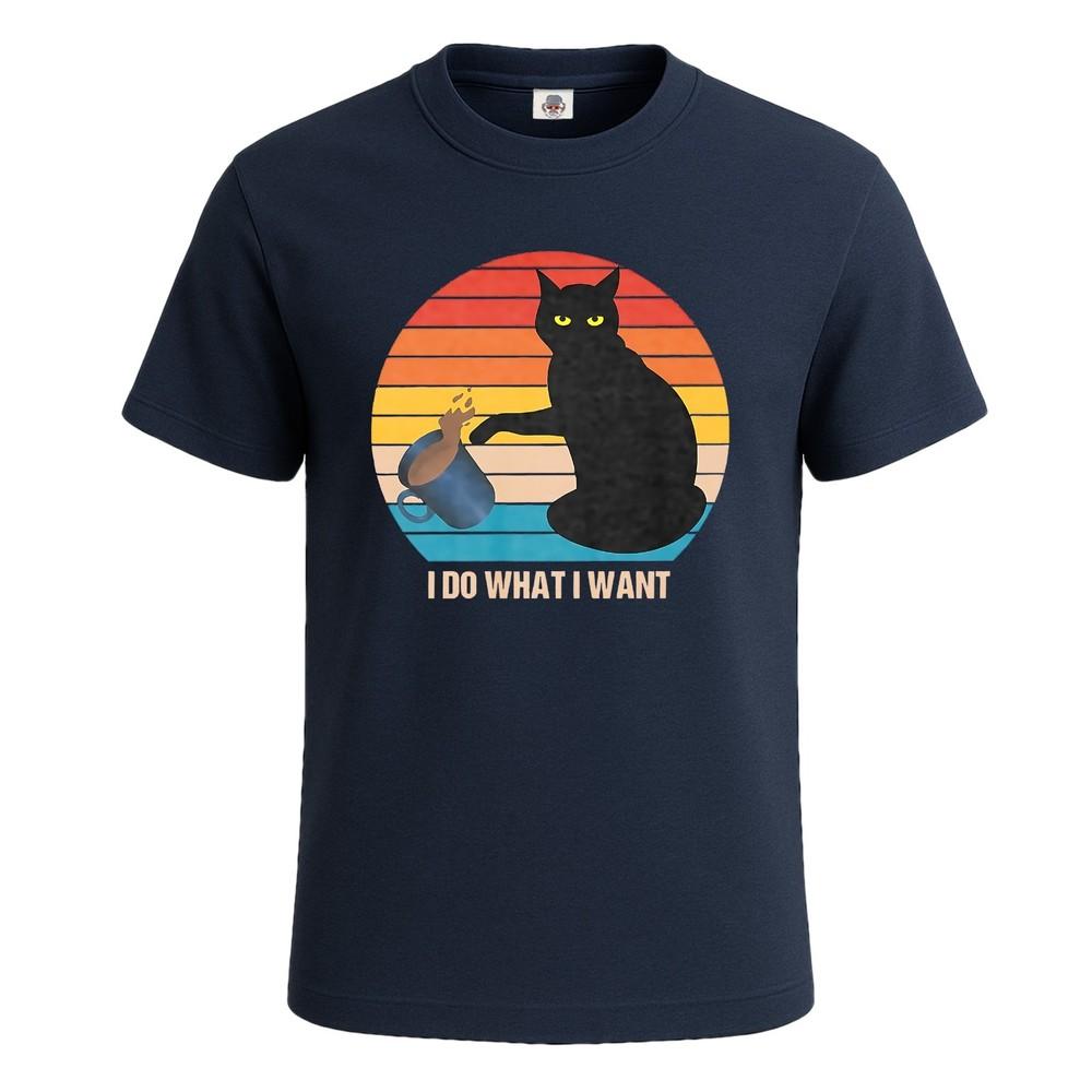 I do what i want funny orange tabby cat lover gift mens t shirt funny shirt top