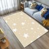 3D Pentagram Geometrischer Teppich Kurzer Samt Rutschfeste Fußmatte für Wohnzimmer Schlafzimmer Kinder Heimdekoration Große Teppiche