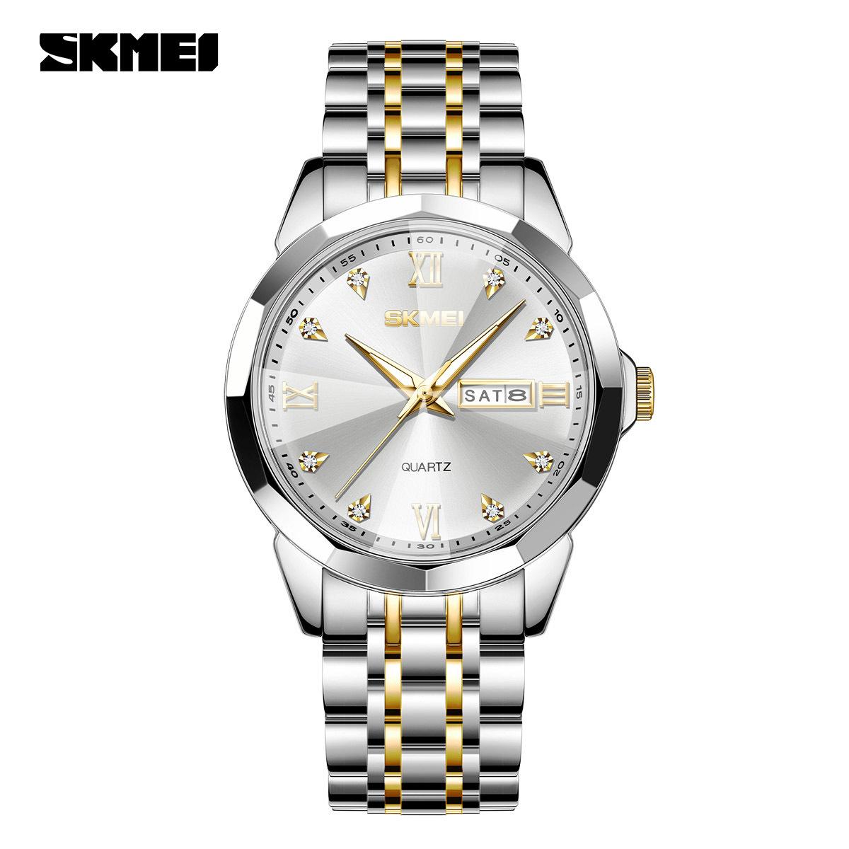 

skmei пара пара часов мужские и женские одинаковые кварцевые часы пара часов женские нишевые часы высокого класса