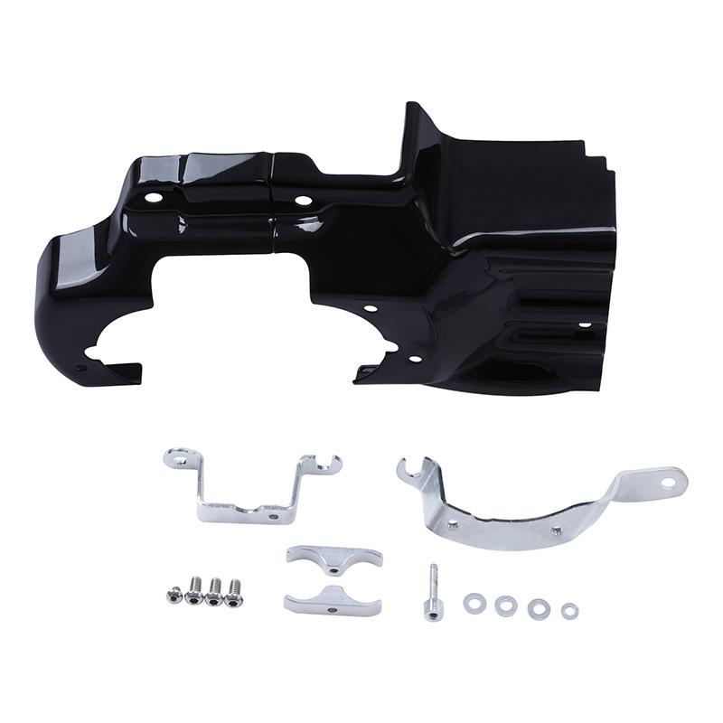 

Крышка интерфейса трансмиссии двигателя мотоцикла для Harley Heritage Softail Slim FLS Deluxe FLSTN 2007-2017 2016 2015 2014 2013 чёрный