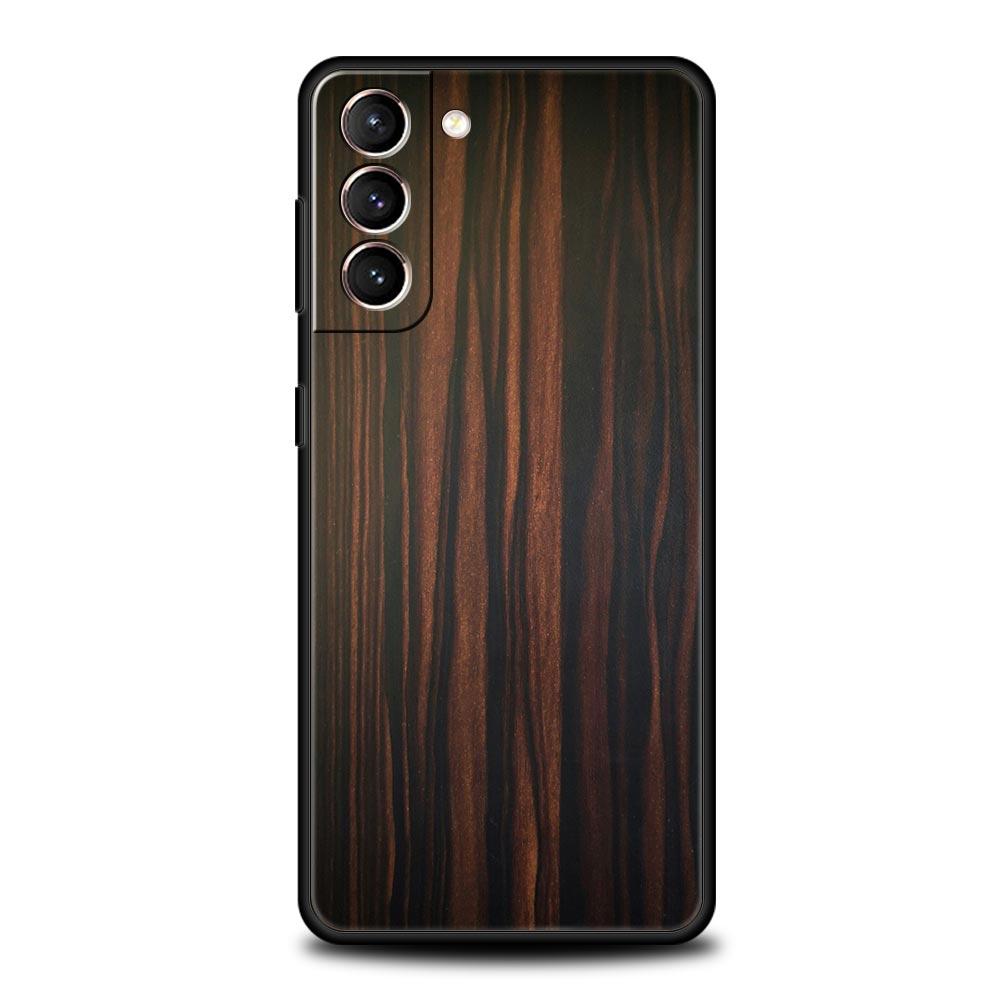 Luxury Vintage Wood Grain Pattern Phone Case for Samsung Galaxy S26 S25 S24 S23 S22 S20 S21 FE Ultra S25 Edge Plus 5G Soft TPU