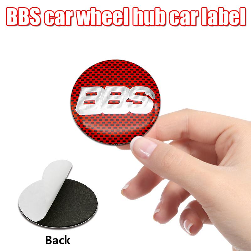 BBS Metallböjd Yta Bilfälgslock Dekaler 4ST 56mm 60mm 65mm 70mm BBS Däcknavsdekal Röd Guld Svart Silver