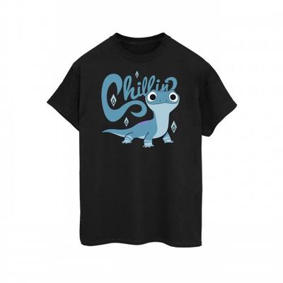 Womens/Ladies Frozen 2 Salamander Bruni Tough Cotton Boyfriend T-Shirt