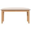 Bench 90 cm Solid Rubberwood