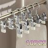5/10 STÜCKE Multifunktionale Wäscheklammer Kleiderbügel Kleiderhaken Schnalle Metall Edelstahl Hut Rock Hose Clip Kleidung Kleiderschrank Aufbewahrung