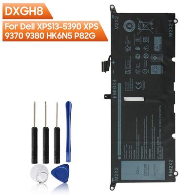 DXGH8 52Wh 7.6V Laptop Battery For Dell XPS13-5390 XPS 9370 9380 HK6N5 P82G with Tools