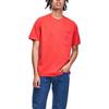 Levis Solid Color Pocket Crew Neck Short Sleeve T-Shirt Men Tops Red A3697-0000