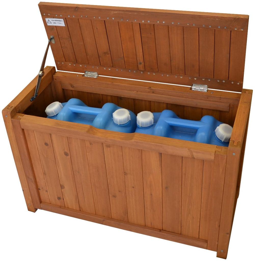 Garden Garden Natural Wood Bench Box Washed White Width 80cm X Depth 31cm X Height (Storage) 50.5cm BOX-B800WHT