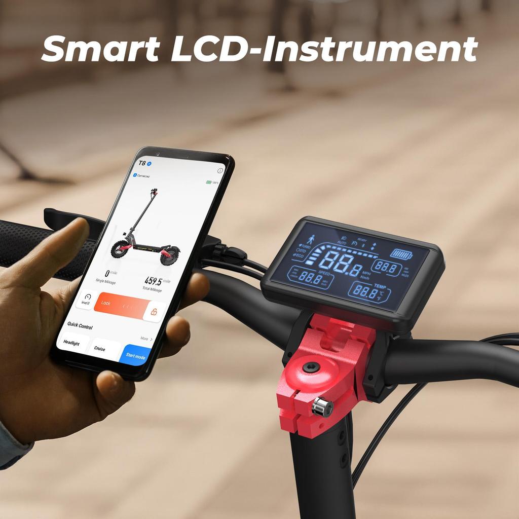 Electric Scooter Foldable With Road Approval Top Speed 20Km/h 48V 15AH Max Range 100Km ABE Certified T8