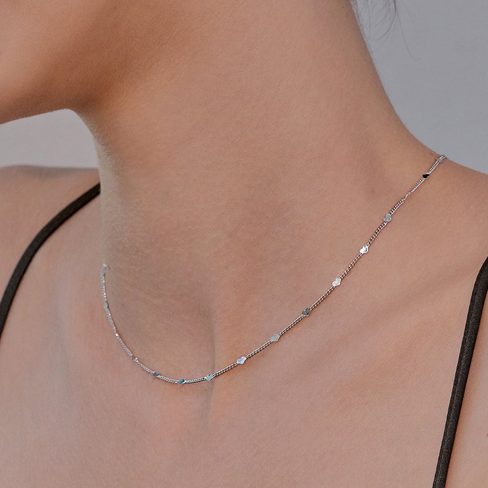 [Hei] Heart Chain Necklace