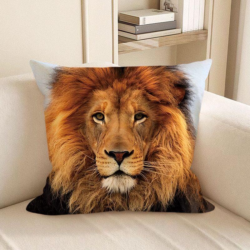 Ferocious Tiger Pillow Case For Living Room Sofa Bedroom Home Decor Cushion Cover