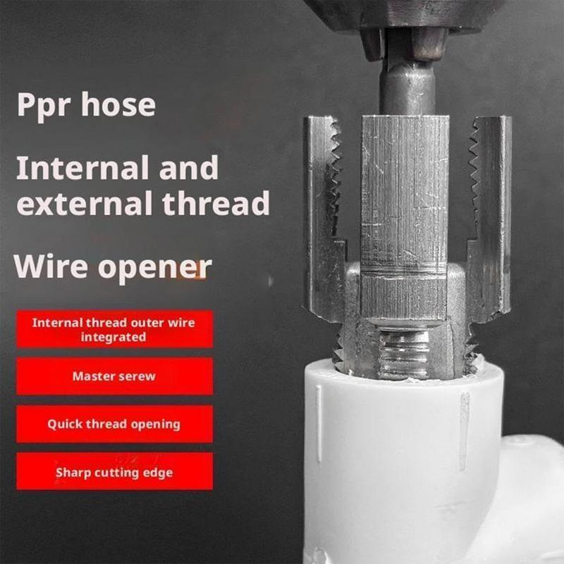 Internal And External Pipe Threading Tools Internal External Electric Drill Pipe Threader Versatile Efficient Home Repair China Mainland