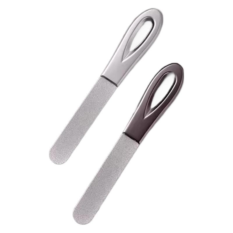 German Stainless Steel Double-Sided Nail File for Grinding and Shaping