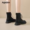 Augustine Martin Boots Women's 2025 New Autumn Platform Merard British Short Boots Western Knight Boots