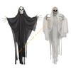 55KF Halloweens Spirit Doll Decorations Eye Catching Skull Head Ornament Terrifying Festives Embellishment for Outdoor