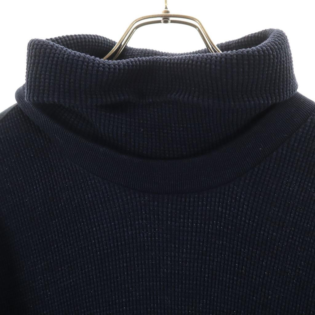 THE NERDYS Long Sleeve Waffle Fabric One Piece L Navy Women Used