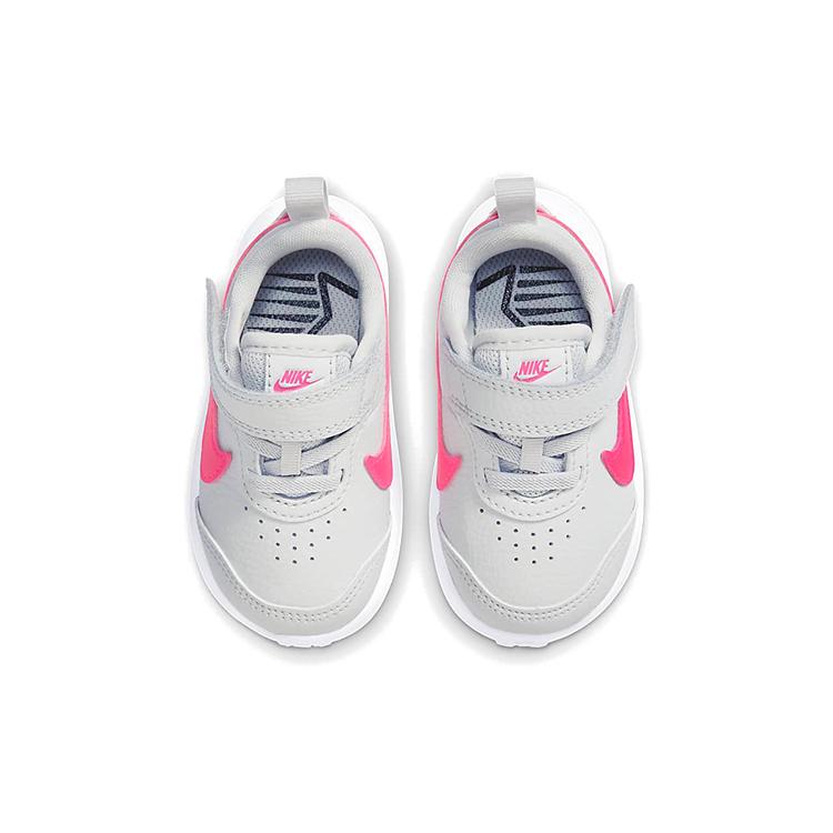 New Nike Varsity Leather Low Top Sports Casual Shoes Gray Pink Infant And Toddler CN9397-002