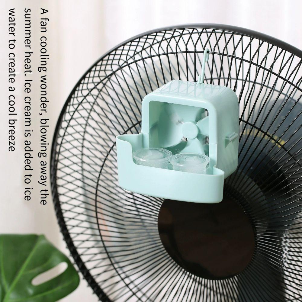 With Hanging Hook Ice Cube Storage Box Quickly Cooling Small Fans  Summer