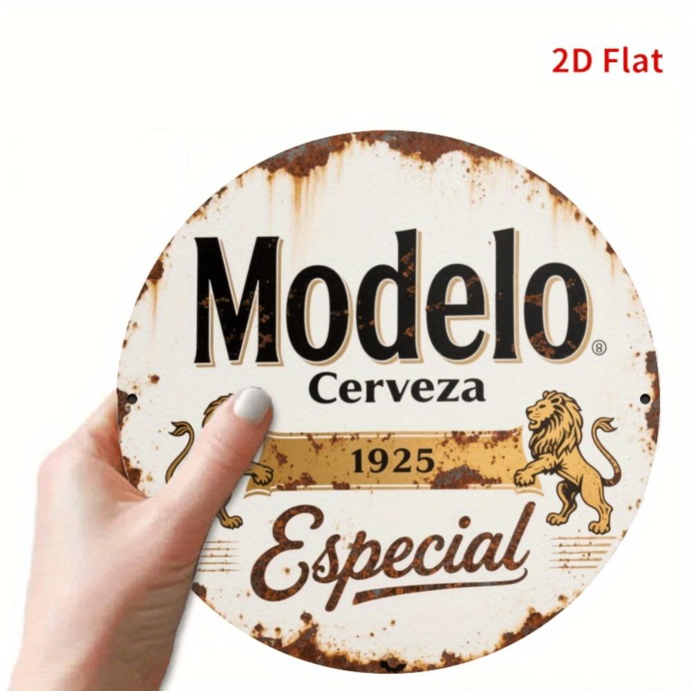 Segno Metallica Replica Birra Modelo Especial Vintage 1925 Placca Decorazione Murale in Alluminio Robusta Targhetta da Collezione Bar Caffè Garage Man Cave Regalo