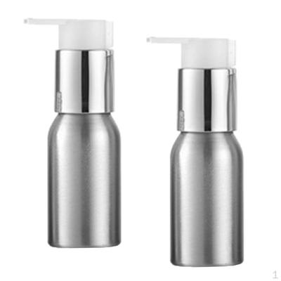 2 Lot Makeup Shampoo Bottles Reusable Liquid Hand Soap Dispenser Containers
