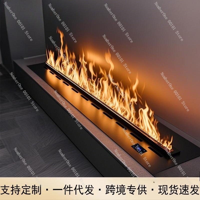 3D Atomizing Fireplace Humidifier, Simulation Flame Wall, Home Electronic TV Cabinet Decoration, Ambient Air Freshener