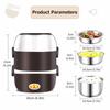 110V Portable Food Warmer 2L Food Heater Portable Heated Bento Box  For Picnics