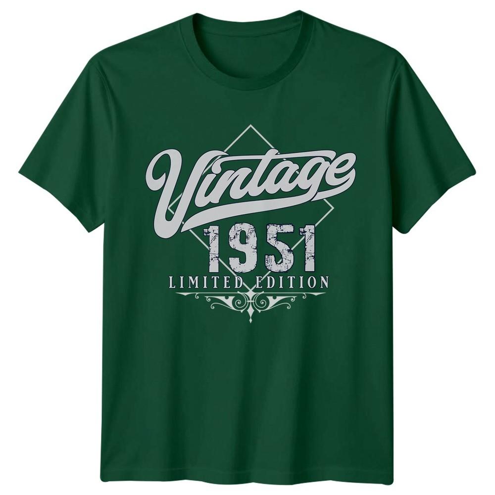 Vintage 1951 Limited Edition 75th Birthday Unisexs TShirt Gift S