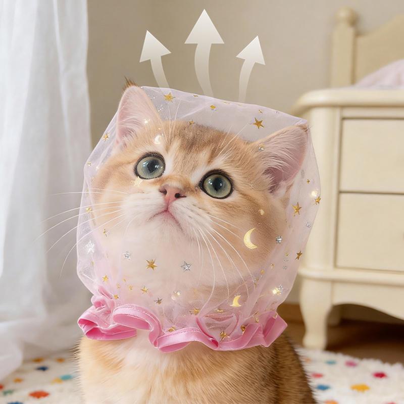 Breathable Pet Mesh Headgear for Dogs Portable Anti-Stray and Eating Prevention