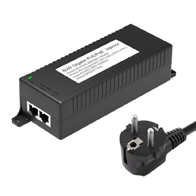 

Durability POE Power Injector For Security Cameras Wireless APs Devices Easy Setups ABS Materials Reliable Performances