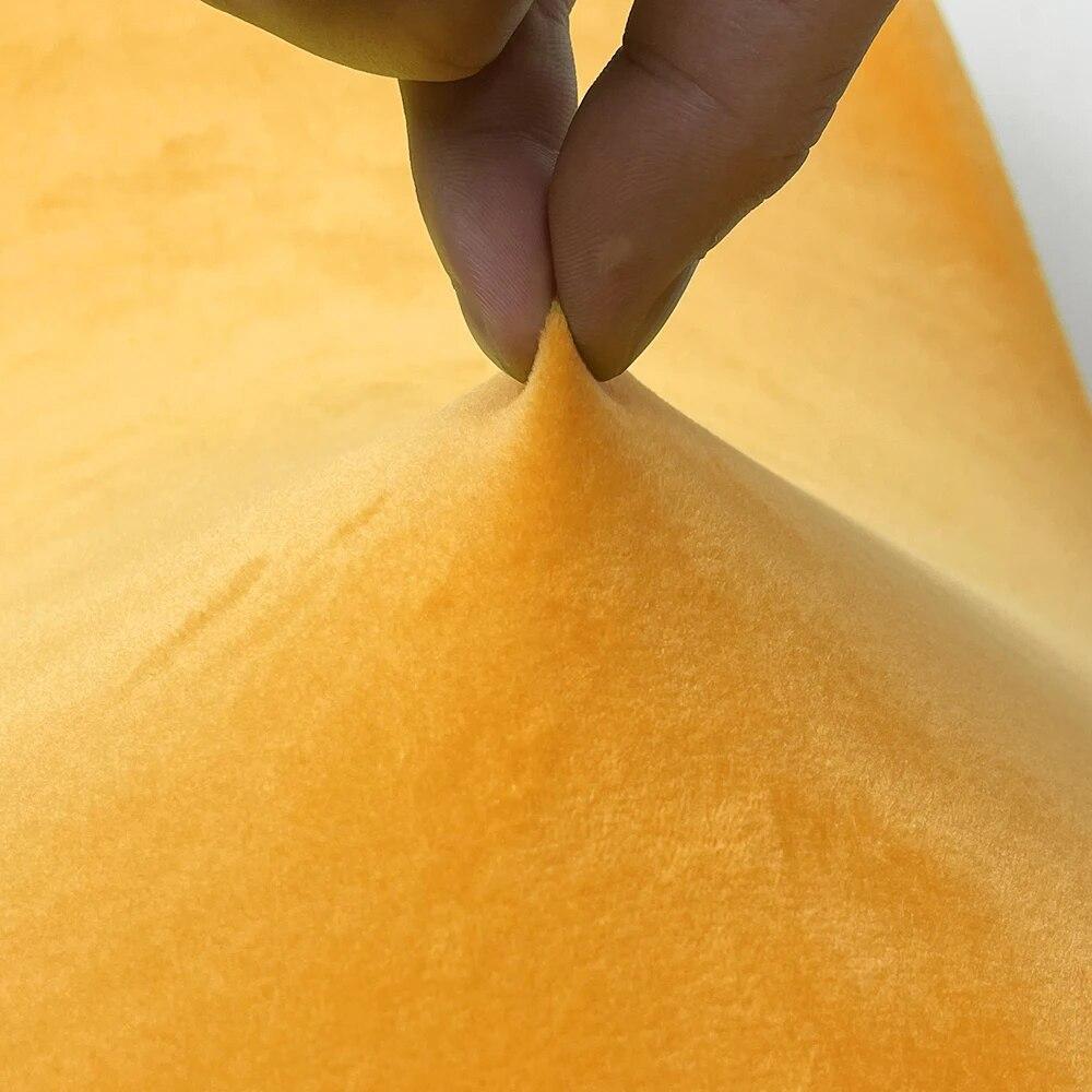 Jednolity Kolor Aksamitny Tkaninowy Pokrowiec Na Krzesło Barowe Zmywalny Zdejmowany Pokrowiec Na Siedzenie Bez Podłokietników Pokrowce Na Krzesła Do Bankietu Dom Hotel 1 SZT