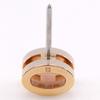 HERMES pop ash mini Piercing H-shaped Marong rasse Gurege lacquer/Rose Gold Plated 2g Women Used