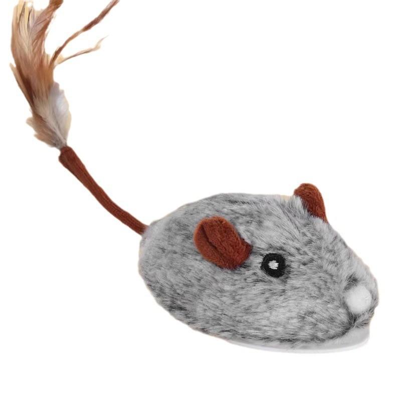 Simulation Electric Mouse Cat Dog Pet Entertainment Toy With Sound Function
