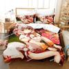 3D Anime Kawaii Girls Momiji Inubashiri Bedding Set Printed With Pillowcase Duvet Cover Soft Single Double Queen Super King Size